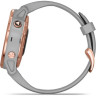 Часы GARMIN FENIX 6S SAPPHIRE GRAY ROSE GOLD WITH GRAY BAND