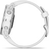 Часы GARMIN FENIX 6S WHITE SILVER WITH WHITE BAND