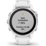 Часы GARMIN FENIX 6S WHITE SILVER WITH WHITE BAND