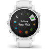 Часы GARMIN FENIX 6S WHITE SILVER WITH WHITE BAND