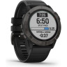 Часы GARMIN FENIX 6X PRO SOLAR TITANIUM CARBON GRAY DLC WITH BLACK BAND