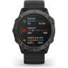 Часы GARMIN FENIX 6X PRO SOLAR TITANIUM CARBON GRAY DLC WITH BLACK BAND