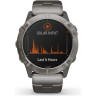 Часы GARMIN FENIX 6X PRO SOLAR TITANIUM WITH VENTED TITANIUM BRACELET