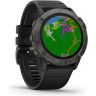 Часы GARMIN FENIX 6X SAPPHIRE CARBON GRAY DLC WITH BLACK BAND