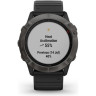 Часы GARMIN FENIX 6X SAPPHIRE CARBON GRAY DLC WITH BLACK BAND