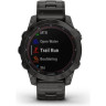 Часы GARMIN FENIX 7 – SAPPHIRE SOLAR EDITION CARBON GREY DLC TITANIUM WITH CARBON GREY DLC VENTED TITANIUM BAND