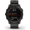 Часы GARMIN FENIX 7 – SAPPHIRE SOLAR EDITION CARBON GREY DLC TITANIUM WITH CARBON GREY DLC VENTED TITANIUM BAND