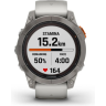 Часы GARMIN FENIX 7 PRO – SAPPHIRE SOLAR EDITION TITANIUM WITH FOG GRAY/EMBER ORANGE BAND