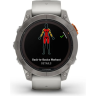 Часы GARMIN FENIX 7 PRO – SAPPHIRE SOLAR EDITION TITANIUM WITH FOG GRAY/EMBER ORANGE BAND