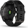 Часы GARMIN FENIX 7 SAPPHIRE SOLAR BLACK DLC TITANIUM WITH BLACK BAND