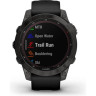 Часы GARMIN FENIX 7 SAPPHIRE SOLAR BLACK DLC TITANIUM WITH BLACK BAND