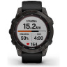 Часы GARMIN FENIX 7 SAPPHIRE SOLAR CARBON GRAY DLC TITANIUM WITH BLACK BAND