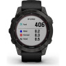 Часы GARMIN FENIX 7 SAPPHIRE SOLAR CARBON GRAY DLC TITANIUM WITH BLACK BAND