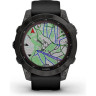 Часы GARMIN FENIX 7 SAPPHIRE SOLAR CARBON GRAY DLC TITANIUM WITH BLACK BAND