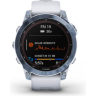 Часы GARMIN FENIX 7 SAPPHIRE SOLAR MINERAL BLUE DLC TITANIUM WITH WHITESTONE BAND