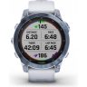 Часы GARMIN FENIX 7 SAPPHIRE SOLAR MINERAL BLUE DLC TITANIUM WITH WHITESTONE BAND