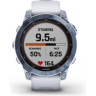 Часы GARMIN FENIX 7 SAPPHIRE SOLAR MINERAL BLUE DLC TITANIUM WITH WHITESTONE BAND