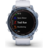 Часы GARMIN FENIX 7 SAPPHIRE SOLAR MINERAL BLUE DLC TITANIUM WITH WHITESTONE BAND