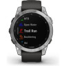 Часы GARMIN FENIX 7 SILVER WITH GRAPHITE BAND