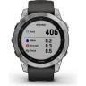 Часы GARMIN FENIX 7 SILVER WITH GRAPHITE BAND