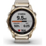 Часы GARMIN FENIX 7S – SAPPHIRE SOLAR EDITION CREAM GOLD TITANIUM WITH CREAM HEATHERED NYLON BAND