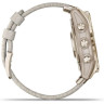 Часы GARMIN FENIX 7S – SAPPHIRE SOLAR EDITION CREAM GOLD TITANIUM WITH CREAM HEATHERED NYLON BAND