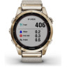 Часы GARMIN FENIX 7S – SAPPHIRE SOLAR EDITION CREAM GOLD TITANIUM WITH CREAM HEATHERED NYLON BAND