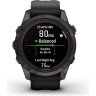 Часы GARMIN FENIX 7S PRO – SAPPHIRE SOLAR EDITION CARBON GRAY DLC TITANIUM WITH BLACK BAND