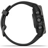 Часы GARMIN FENIX 7S PRO – SAPPHIRE SOLAR EDITION CARBON GRAY DLC TITANIUM WITH BLACK BAND