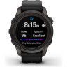 Часы GARMIN FENIX 7S PRO – SAPPHIRE SOLAR EDITION CARBON GRAY DLC TITANIUM WITH BLACK BAND