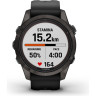 Часы GARMIN FENIX 7S PRO – SAPPHIRE SOLAR EDITION CARBON GRAY DLC TITANIUM WITH BLACK BAND