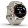 Часы GARMIN FENIX 7S PRO – SAPPHIRE SOLAR EDITION SOFT GOLD WITH LIGHT SAND BAND