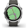 Часы GARMIN FENIX 7S PRO – SOLAR EDITION SILVER WITH GRAPHITE BAND