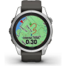 Часы GARMIN FENIX 7S PRO – SOLAR EDITION SILVER WITH GRAPHITE BAND