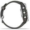 Часы GARMIN FENIX 7S PRO – SOLAR EDITION SILVER WITH GRAPHITE BAND