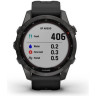 Часы GARMIN FENIX 7S SAPPHIRE SOLAR CARBON GRAY DLC TITANIUM WITH BLACK BAND