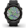 Часы GARMIN FENIX 7S SAPPHIRE SOLAR CARBON GRAY DLC TITANIUM WITH BLACK BAND