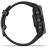 Часы GARMIN FENIX 7S SAPPHIRE SOLAR CARBON GRAY DLC TITANIUM WITH BLACK BAND