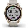 Часы GARMIN FENIX 7S SAPPHIRE SOLAR CREAM GOLD TITANIUM WITH LIGHT SAND BAND