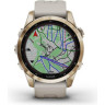 Часы GARMIN FENIX 7S SAPPHIRE SOLAR CREAM GOLD TITANIUM WITH LIGHT SAND BAND