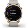 Часы GARMIN FENIX 7S SAPPHIRE SOLAR CREAM GOLD TITANIUM WITH LIGHT SAND BAND