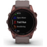 Часы GARMIN FENIX 7S SAPPHIRE SOLAR DARK BRONZE TITANIUM WITH SHALE GRAY BAND
