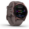 Часы GARMIN FENIX 7S SAPPHIRE SOLAR DARK BRONZE TITANIUM WITH SHALE GRAY BAND
