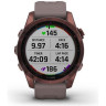 Часы GARMIN FENIX 7S SAPPHIRE SOLAR DARK BRONZE TITANIUM WITH SHALE GRAY BAND