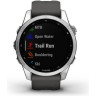 Часы GARMIN FENIX 7S SILVER WITH GRAPHITE BAND