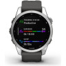 Часы GARMIN FENIX 7S SILVER WITH GRAPHITE BAND