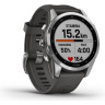 Часы GARMIN FENIX 7S SILVER WITH GRAPHITE BAND