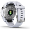 Часы GARMIN FENIX 7S SILVER WITH WHITESTONE BAND