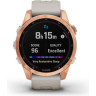 Часы GARMIN FENIX 7S SOLAR ROSE GOLD WITH LIGHT SAND BAND