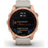 Часы GARMIN FENIX 7S SOLAR ROSE GOLD WITH LIGHT SAND BAND